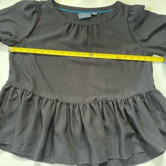 Anthropologie Maeve Iris Peplum Blouse Medium - Picture 8 of 9